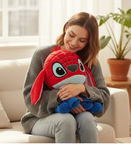 Örümcek Adam Temalı Stitch Peluş Oyuncak