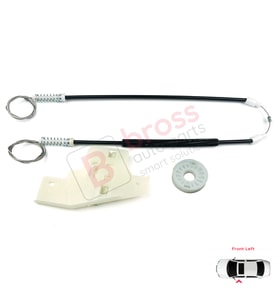 Peugeot 407 6E 6D 2004-2011 4/5 Kapı 9644893580 İçin Elektrikli Ön Sol Cam Kriko Tamir Seti