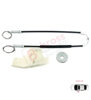 Peugeot 407 6E 6D 2004-2011 4/5 Kapı 9644893580 İçin Elektrikli Ön Sol Cam Kriko Tamir Seti