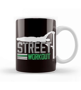 Street Workout Calisthenics Gym Fitness Training Exercise Kupa Bardak Porselen