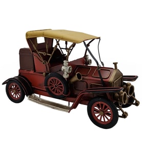 El Yapımı Metal Klasik Araba Biblo - Otantik Retro Model
