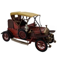 El Yapımı Metal Klasik Araba Biblo - Otantik Retro Model