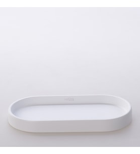 Tiny Oval Tepsi Beyaz