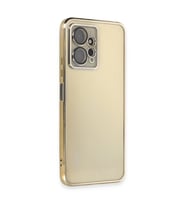 Xiaomi Redmi Note 12 4g Kılıf Razer Lensli Silikon - Gold