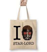 I Love Star Lord Guardians of the Galaxy Bez Çanta Uzun Saplı