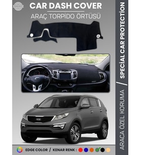 KİA SPORTAGE (2010-2016) Torpido Örtüsü Ön Panel Halı Torpido Koruma Tam Uyum Araca Özel Kaymaz