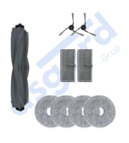 Dreame X40 MASTER-X40 ULTRA-L40 ULTRA UYUMLU 1 Ana Fırça 2 Yan Fırça 2 Filtre 4 Mop