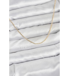 CM 14K Gold Renk Burgu Model 60 cm Kadın Kolye TJ-BKO10932