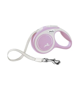 Flexi New Comfort Otomatik Pembe Şerit Köpek Gezdirme Tasması Small 5 Metre