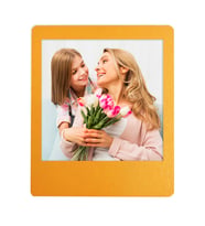 Kişiye Özel İnstagram Çerçeve & Turuncu Dekoratif Sabun & Bardak Mum Hediye Seti