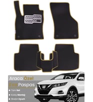 Nissan Qashqai (2014-2021) Uyumlu EVA Paspas Tam Set–Birebir Uyum,Su Geçirmez,Kolay ve Hızlı Montaj
