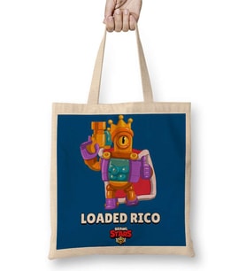Brawl Stars Loaded Rıco Bez Çanta Uzun Saplı