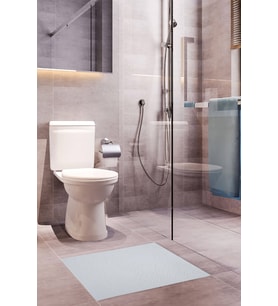 Mira Home Ayak İzli Banyo Havlusu % 100 Pamuk Yumuşak Ayak Havlusu 50x70 Cm (Krem)