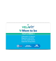 Velavit V-Mom To Be Folat ve Omega3 30 Softgel
