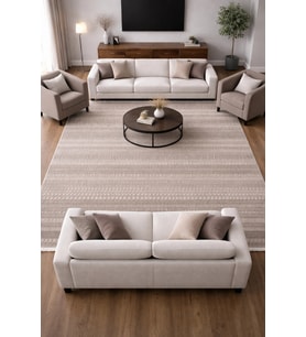 Hoom Rugs Emp Milan ML012 180x260 Modern Tozumaz Halı (GRI-ANTRASIT)