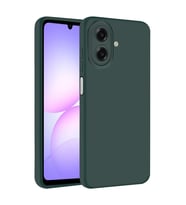 Samsung Galaxy A07 Kılıf Biye Yumuşak Silikon Case (Koyu Yeşil)