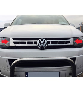 TRANSPORTER T5 ÖN PANJUR 2 PARÇA KROM 2010 2011 2012 2013 2014 2015