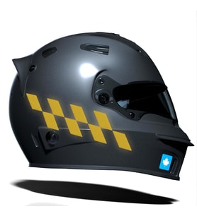 Yaldızlı Gold Damalı Kask Motosiklet Sticker Takımı Çınar Extreme