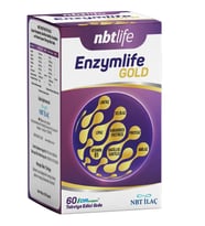 Nbtlife Enzymlife Gold Enzim Kompleksi, Bacillus Subtilis, Karabiber Ve Vitamin İçeren Takviye Edici Gıda 60 Kapsül