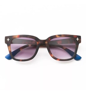 Okkia Giovanni Klasik Havana Mavisi Siyah Lens Unisex  Güneş Gözlüğü Siyah & Gri