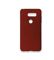 LG V30 Kılıf First Silikon (Bordo)