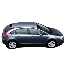 Citroen C4 Uyumlu Hatchback Krom Cam Çıtası 8 Parça 2005-2010