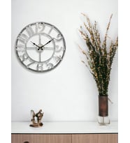 Galaxy DM40GK Rakamlı Metal 40 cm Duvar Saati Gri