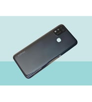 Tkgz - Infinix HOT 11 PLAY FULL KASA Arka Kapak Batarya Kapağı - SİYAH