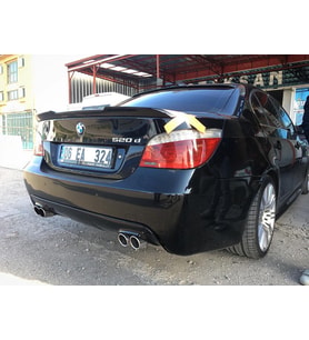 bmw e60 yarasa spoyler - fiberglass - boyasız