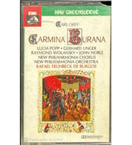 (Plak Değildir KASET tir) Carmina Burana Carl Orff Classic Kaset