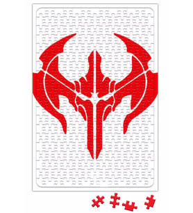 League Of Legends Noxus Symbol Logo 2 Puzzle 240 Parça Yapboz
