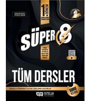 Nitelik Yayınları 8. Sınıf LGS 1. Dönem Tüm Dersler Süper Soru Kitabı Yeni
