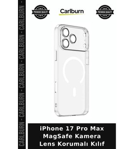 iPhone 17 Pro Max MagSafe Kamera Lens Korumalı Kılıf Cihaz Kapağı Telefon Aksesuarı Cep Kılıfı