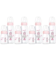 Bebsi Cam Biberon Seti Pembe (250ML+125ML) (4 Lü Set)