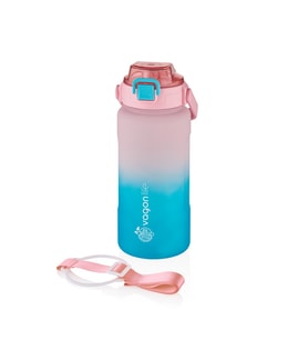 Vagonlife VGN2213-T 1500ml Pembe Turkuaz Tritan Motivasyon Matarası