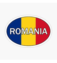 ROMANYA Hediyeler, Maskeler, Çıkartmalar ve Ürünler Sticker