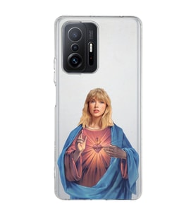 Redmi Mi 11T/Mi 11T Pro Uyumlu Taylor Swift Desenli Şeffaf Telefon Kılıfı
