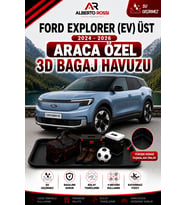 Ford Explorer (EV) ÜST 2024 - 2026 Araca Özel 3D Bagaj Havuzu