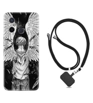 Xiaomi Redmi 12C Kılıf Resimli Boyun Askılı İpli Desenli Silikon Series Angel 1883