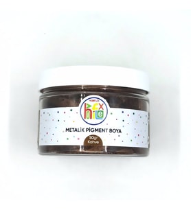 METALİK SEDEFLİ PİGMENT TOZ BOYA KAHVE RENGİ 50 GR
