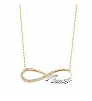 Sonsuz Annem Altın Kolye 14K Gold