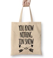 You Know Nothing Jon Snow Bez Çanta Uzun Saplı