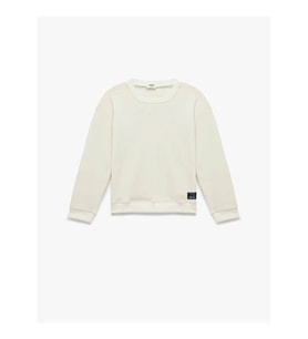 Koton Arkası Baskılı Ekru Erkek Çocuk Sweatshirt 6SKB10296TK