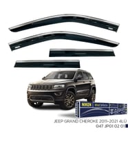 Jeep Grand Cheroke Kromlu Cam Rüzgarlığı Niken 2011-21 arası uyumlu (Siyah)
