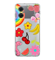 PrintiFy Xiaomi Redmi Note 11R ile Uyumlu 1mm Slim Fit Water Color 5 Baskılı Şeffaf  Kılıf