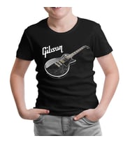 Gitar - Gibson 1 Siyah Çocuk Tshirt