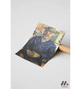 Van Gogh Erkek Portresi, Çerçevesiz Yüksek Kalite Duvar Afişi - Sanatsever Hediyesi
