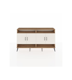 Arges Konsol 6 Raflı 4 Kapaklı 176x30x99 Çam-Aytaşı
