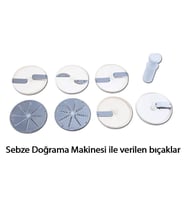Bosfor Set Üstü Sebze Doğrama Makinesi (Gri)