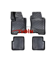 Fiat Panda 2013 3D Havuzlu Paspas Siyah
